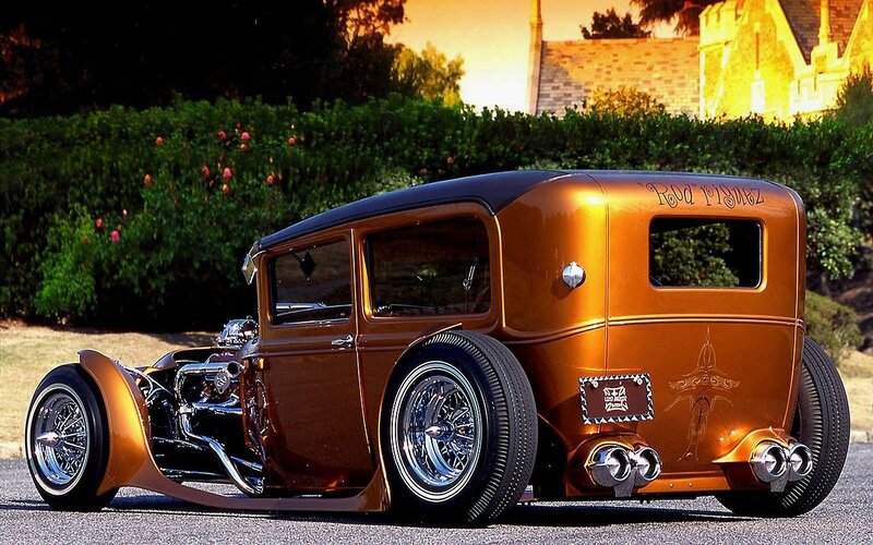 custom hot rod car