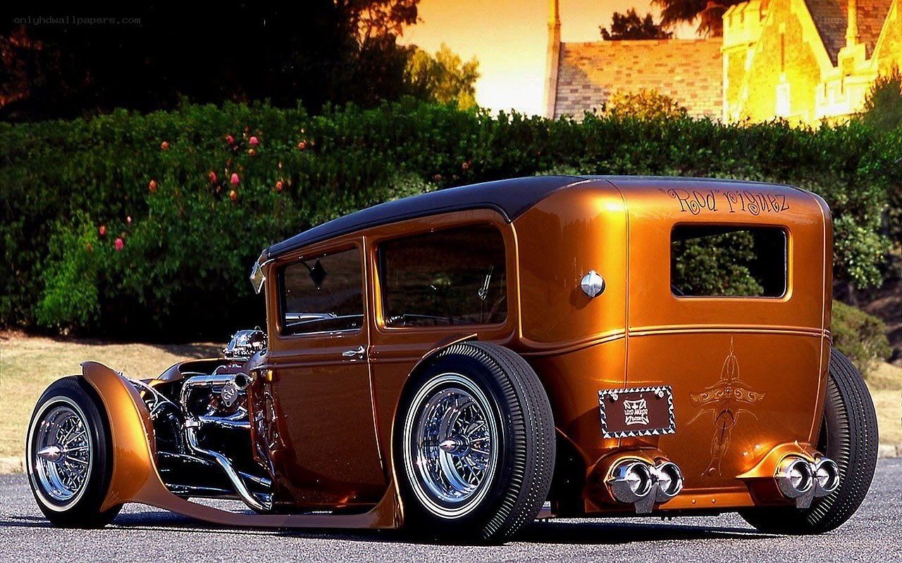 custom hot rod car
