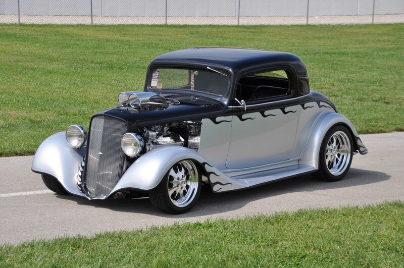 Custom Hot Rod Car — Black, Calm