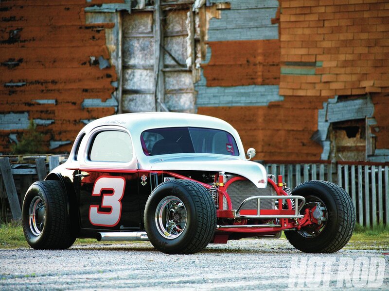 Custom Hot Rod Car — Black, Dramatic, Afternoon, Photograph