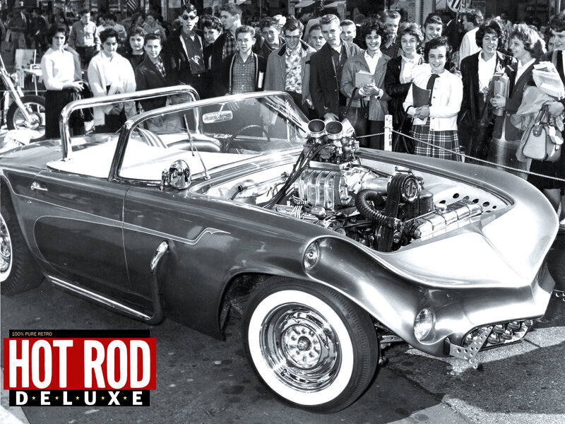 Custom Hot Rod Car — Black