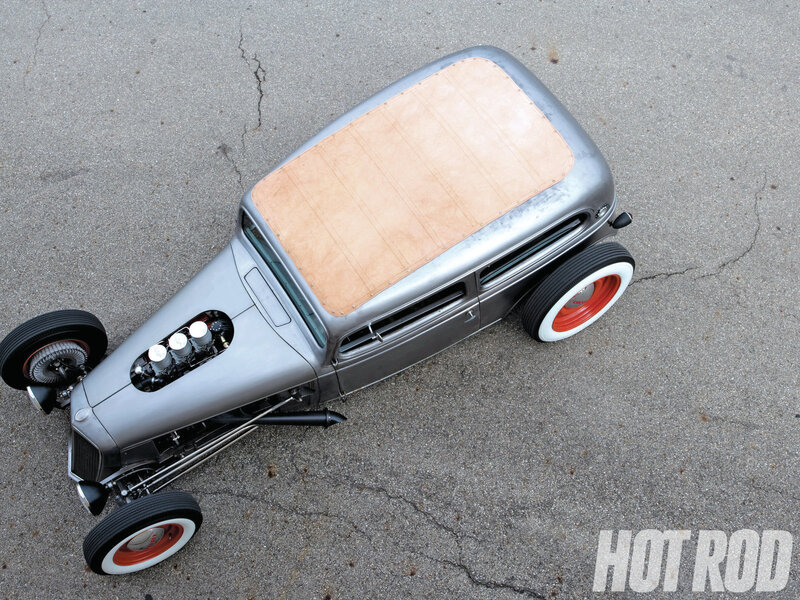 Custom Hot Rod Car — Gray, Static