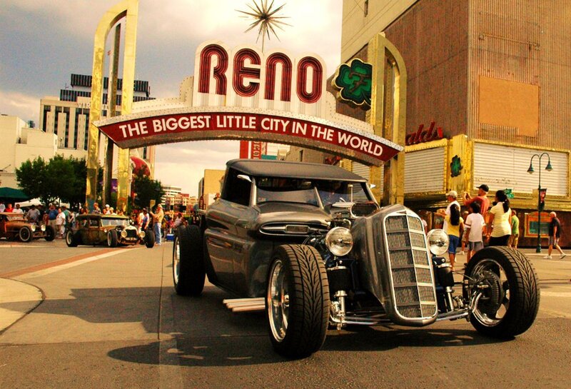 Custom Hot Rod Car — Gray, Vibrant