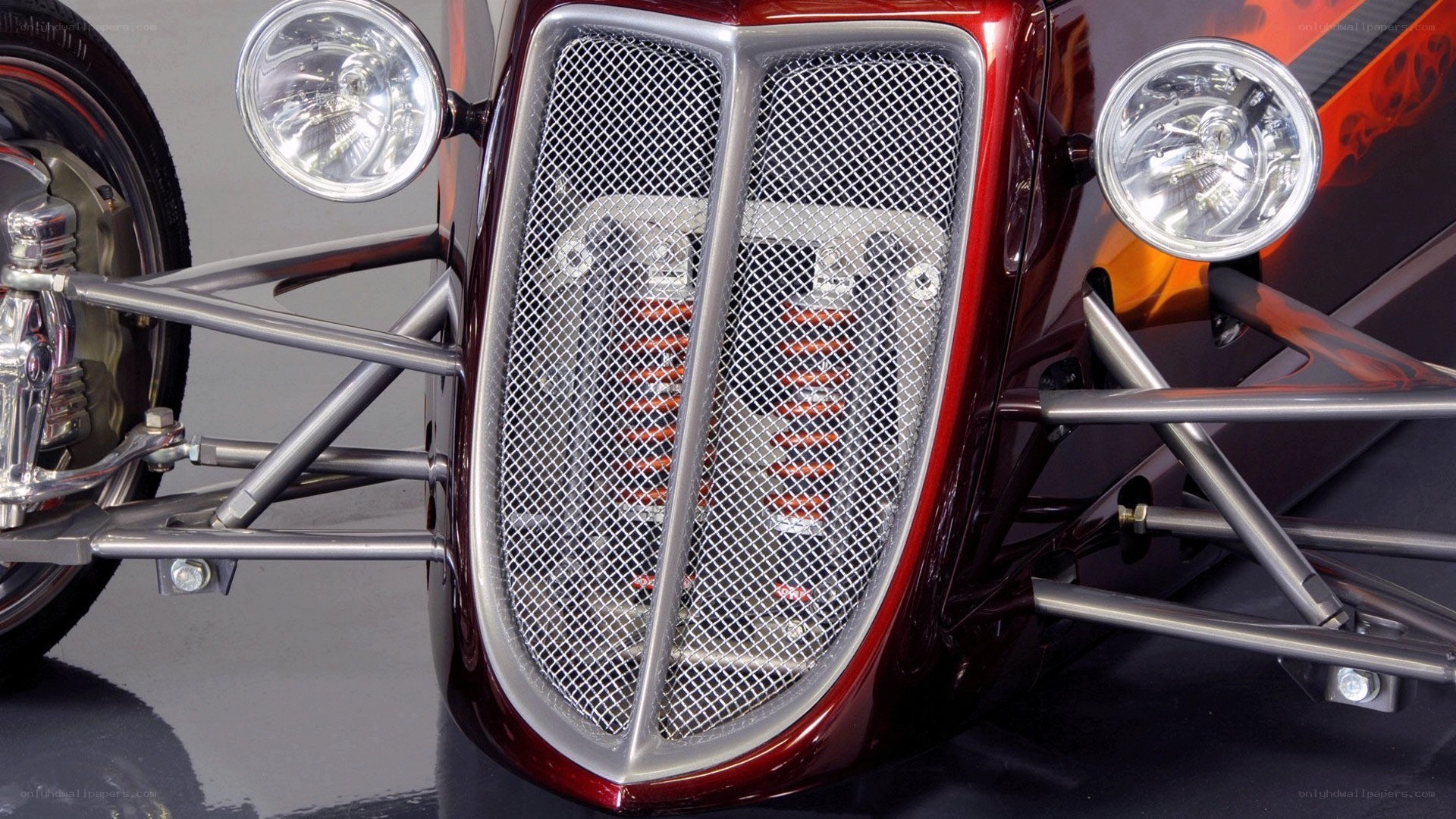 custom hot rod front grille