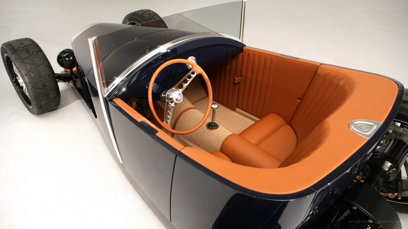 Custom hot rod interior
