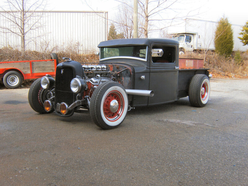 custom hot rod pickup truck