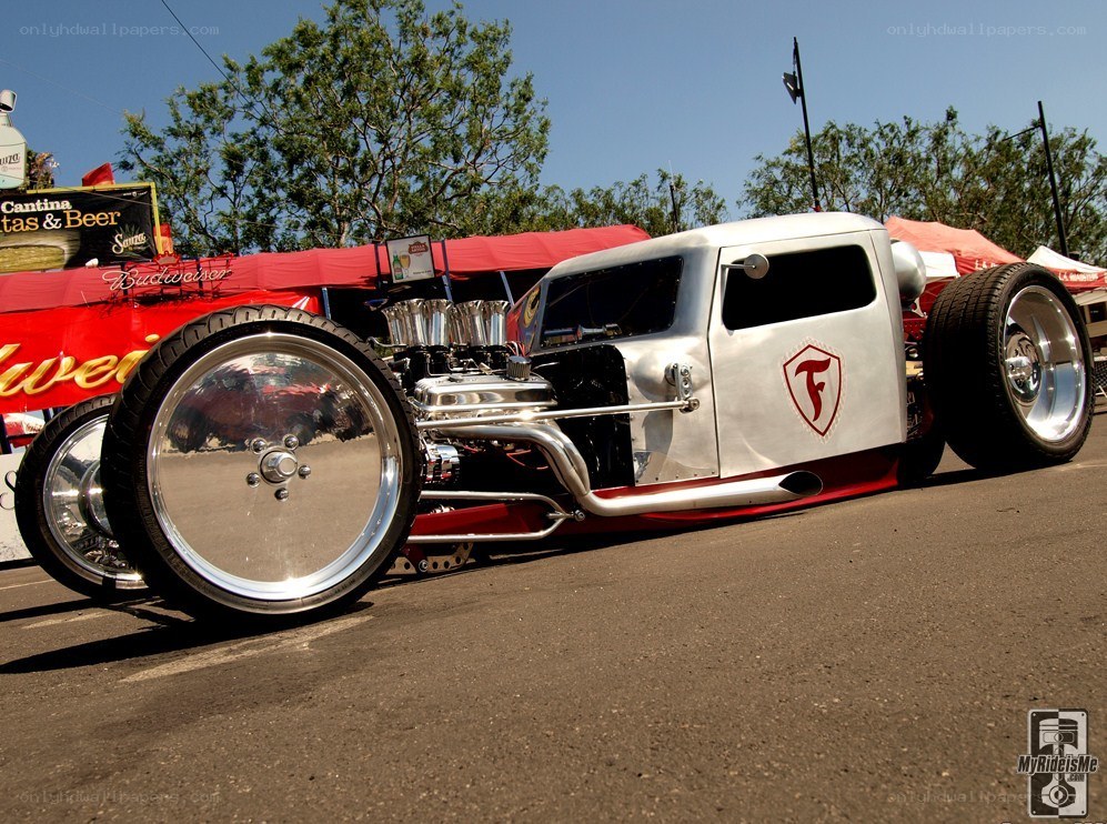Custom hot rod truck