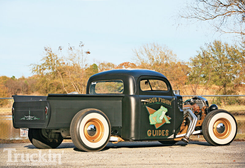 Custom Hot Rod Truck — Black, Calm