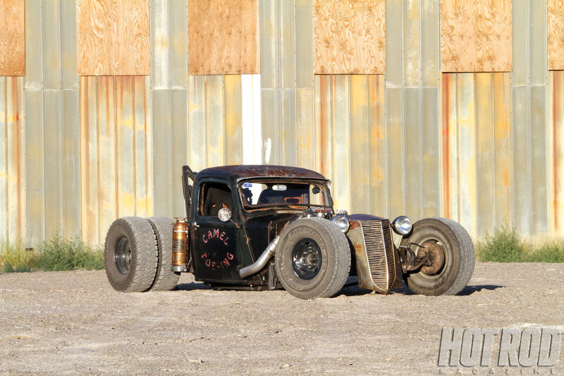 Custom Hot Rod Truck — Black, Dusty