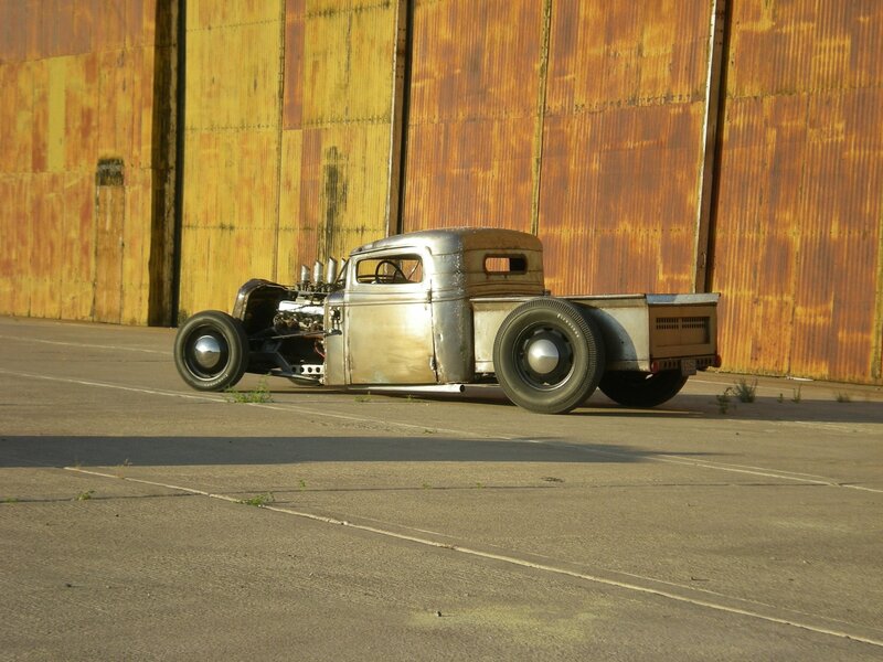 Custom Hot Rod Truck — Brown, Dramatic