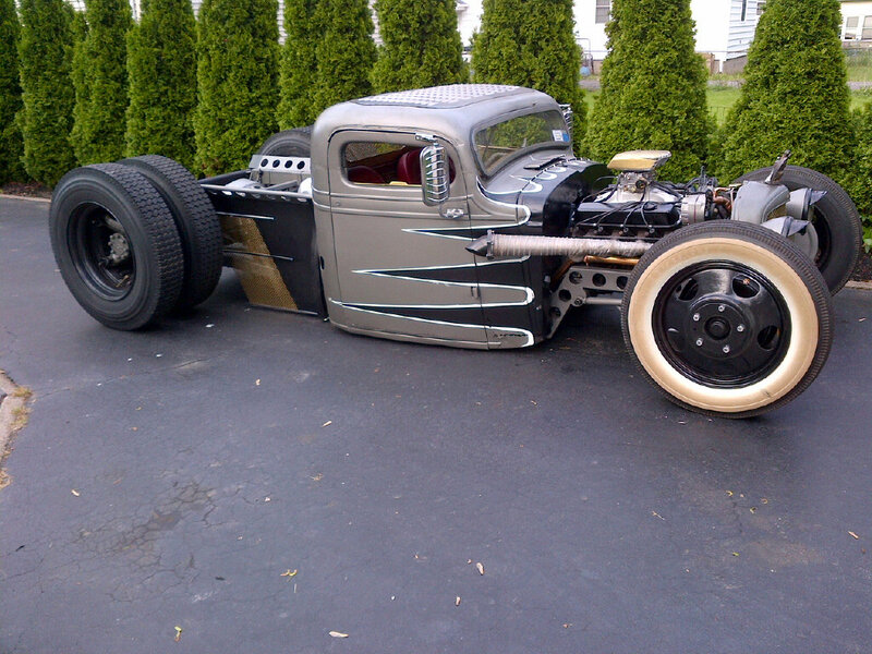Custom Hot Rod Truck — Gray, Calm