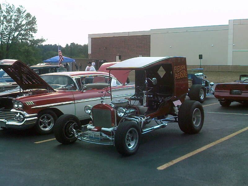 Custom Hot Rod Truck — Red