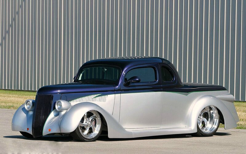Custom Hot Rod Truck — Silver, Calm