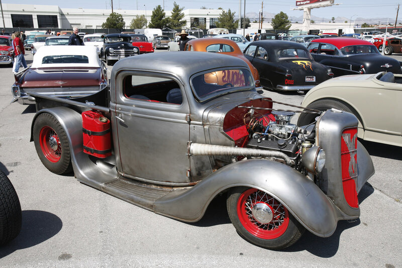 Custom Hot Rod Truck — Silver