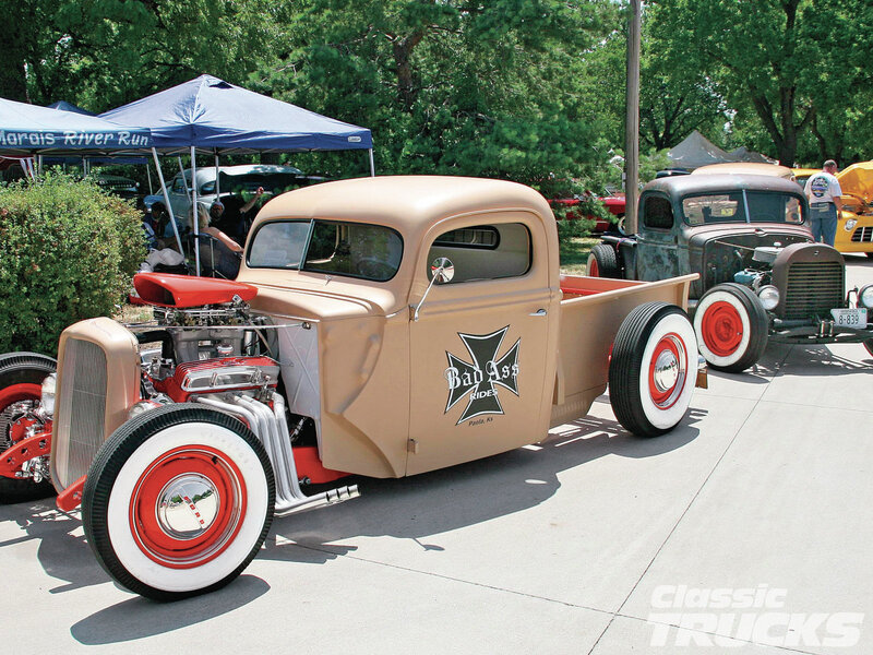 Custom Hot Rod Truck — Tan