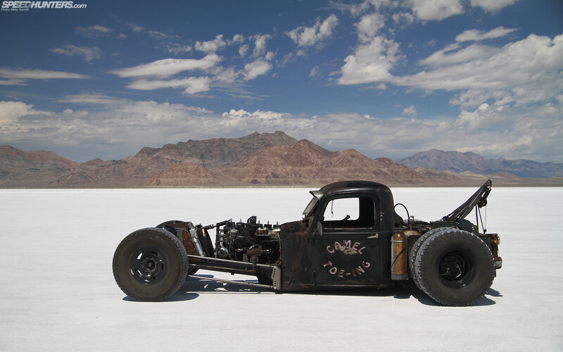 Custom Hot Rod Truck — White