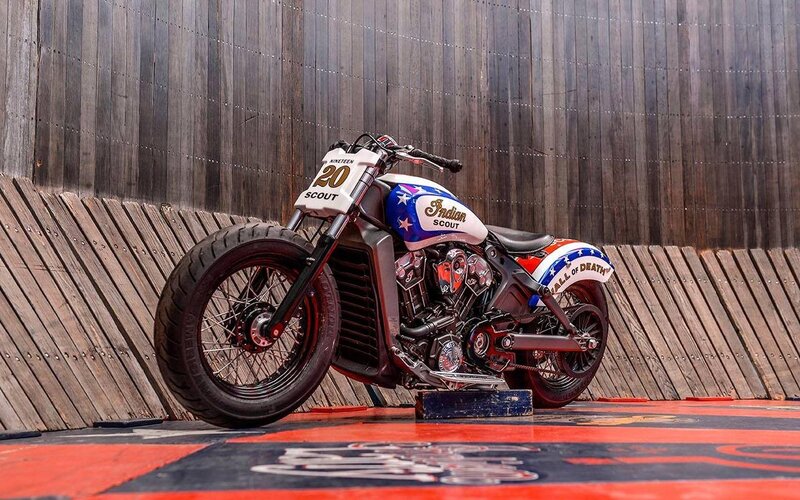 Custom Indian Scout Motorcycle