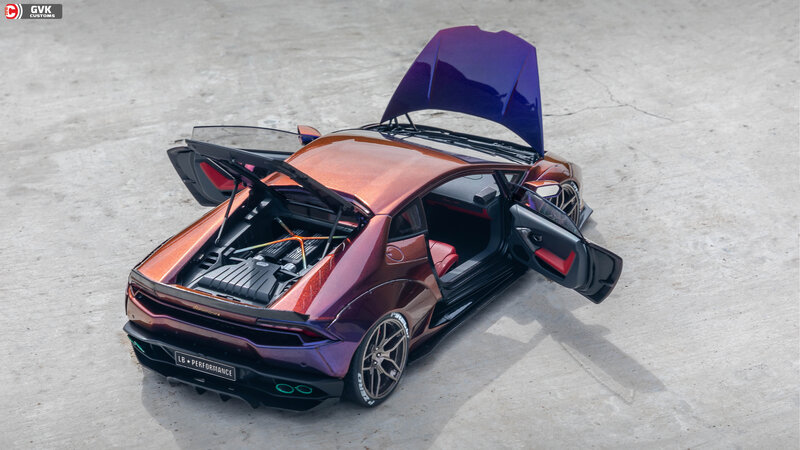 Custom Lamborghini Huracan — Purple