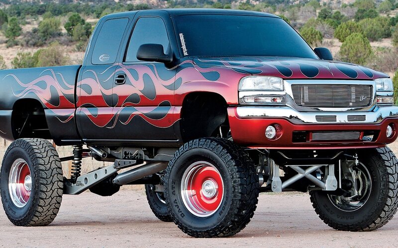 Custom Lifted Truck — Black