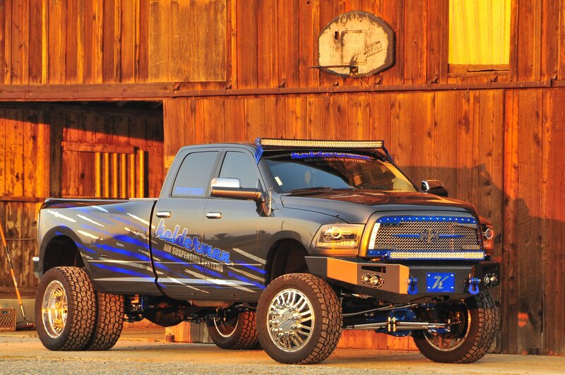 Custom Lifted Truck — Brown