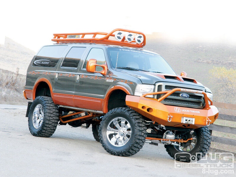 Custom Lifted Truck — Gray, Dramatic