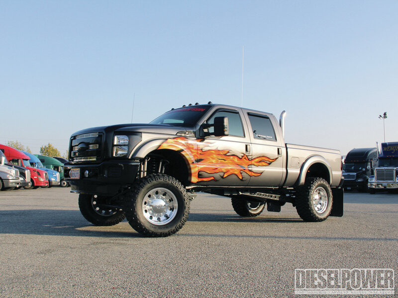 Custom Lifted Truck — Silver, Dramatic