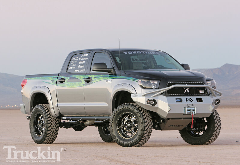 Custom Lifted Truck — Silver