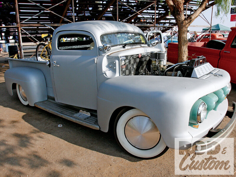 Custom Light-blue Pickup Truck — Light Blue, Outdoor