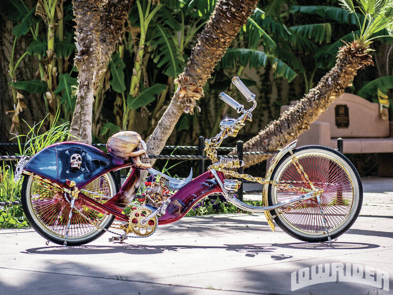 Custom Lowrider Bicycle — Red