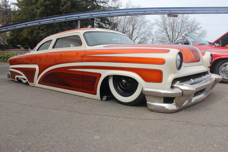 Custom Lowrider Car — White