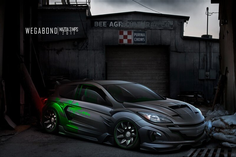 Custom Mazda 3 MPS car