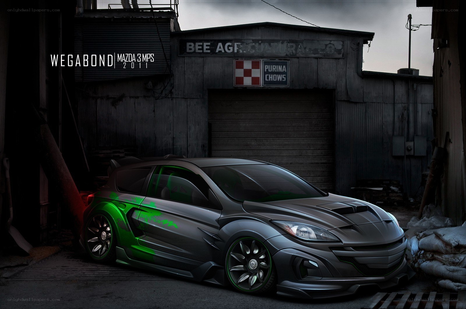 Custom Mazda 3 MPS car