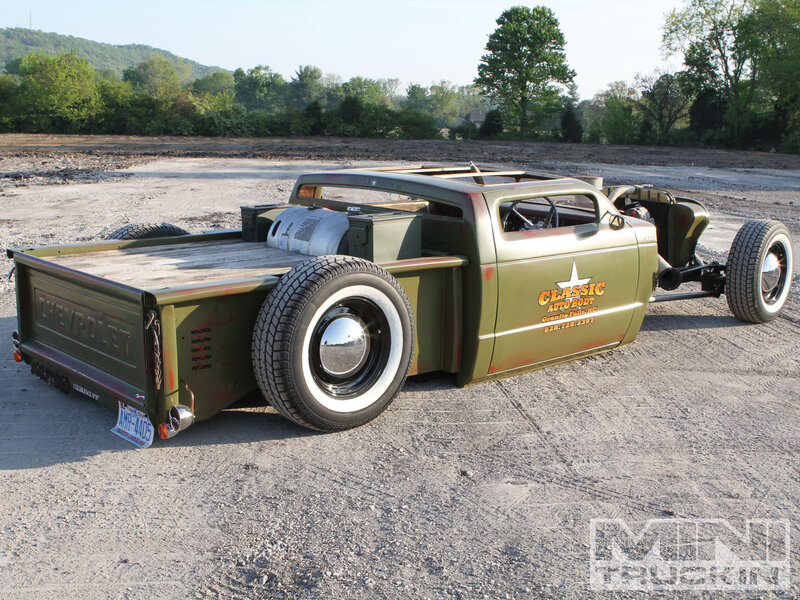 Custom Military-green Truck
