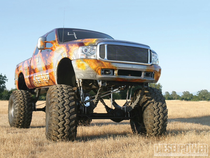 Custom Monster Truck — Orange