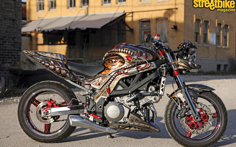 Custom Motorcycle — Black, Dramatic, Afternoon, Photograph