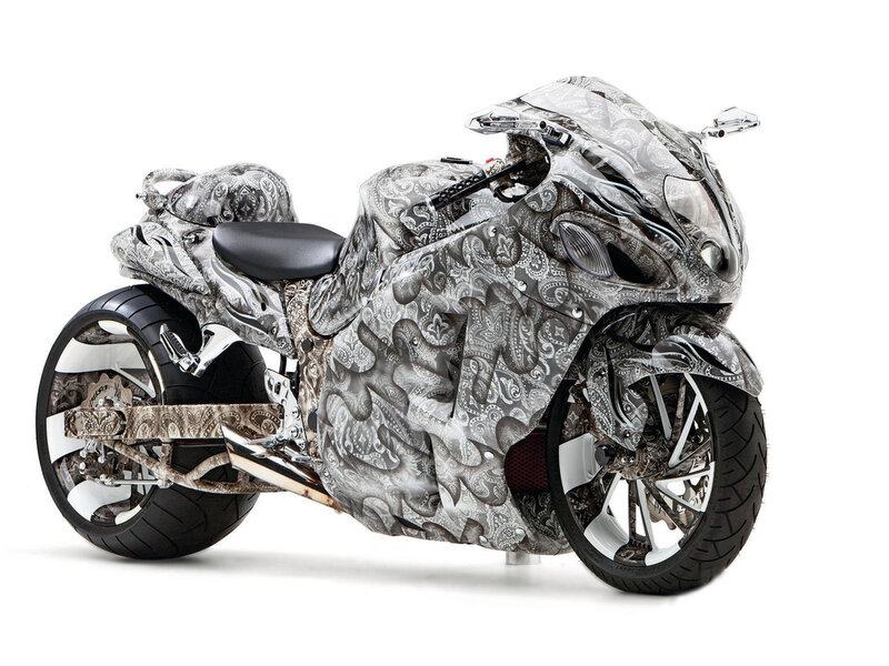 Custom Motorcycle — Black, Dramatic, Photograph, Seat