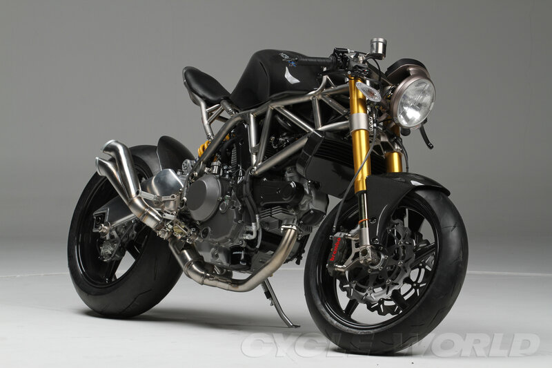 Custom Motorcycle — Black, Neutral