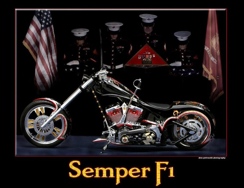 Custom Motorcycle Display
