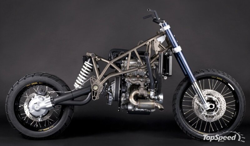 custom motorcycle frame