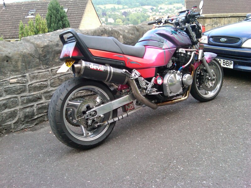 Custom Motorcycle — Purple, Calm