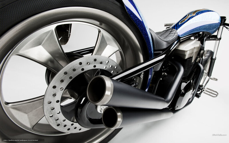 Custom Motorcycle Rear Wheel