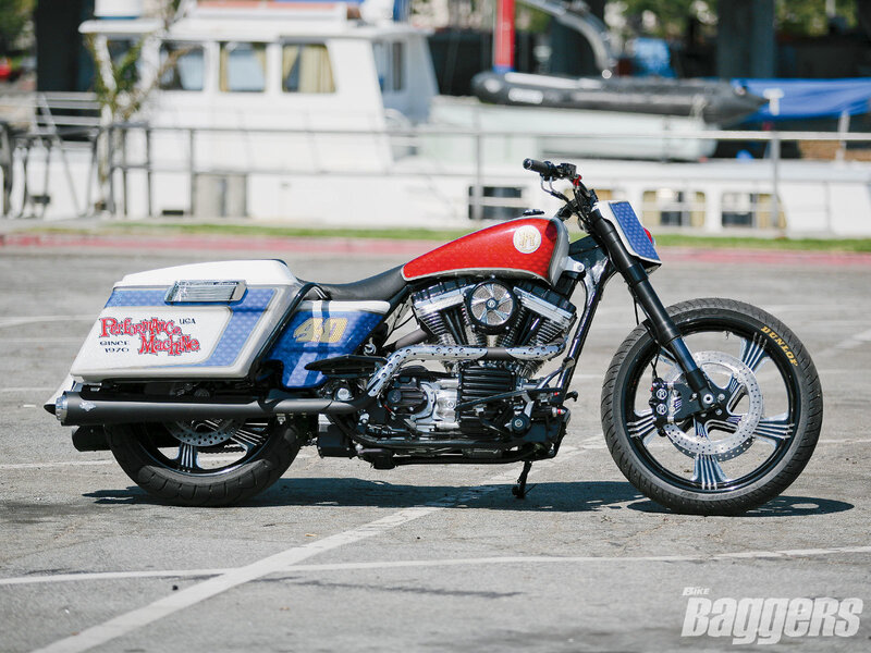 Custom Motorcycle — Red