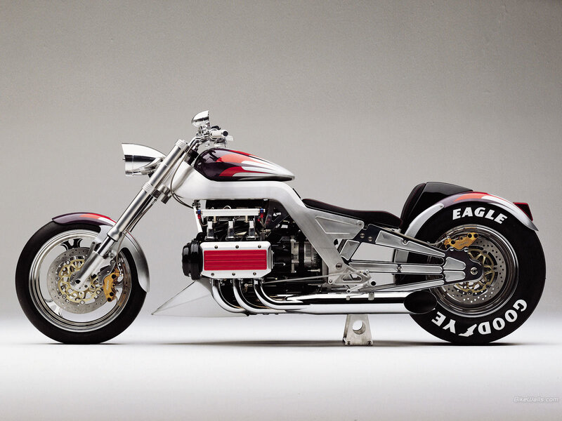 custom motorcycle side profile