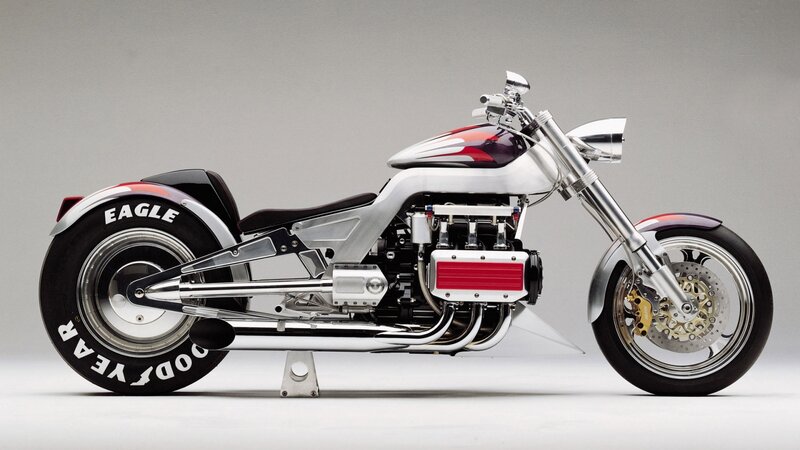 Custom Motorcycle — Silver, Neutral, Photograph, Engine, Tires