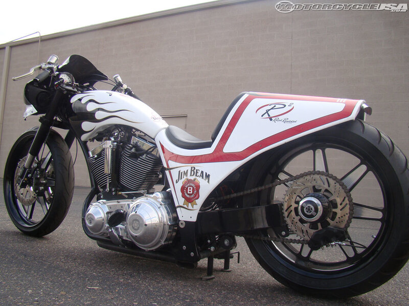 Custom Motorcycle — White