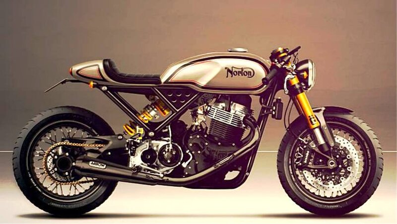 Custom Norton Motorcycle