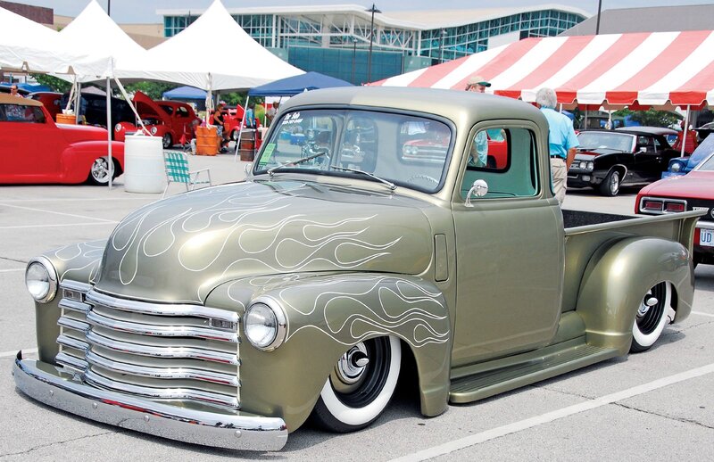 Custom Olive-green Truck — Olive Green, Showcase