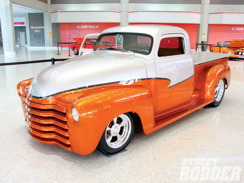Custom Orange and White Truck — Showcase
