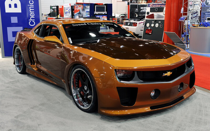 Custom Orange Camaro