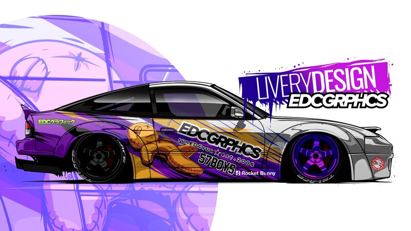 Custom-painted Car — Purple